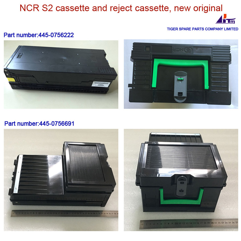 NCR S2 Cassette 445-0756222 and Reject Cassette 445-0756691